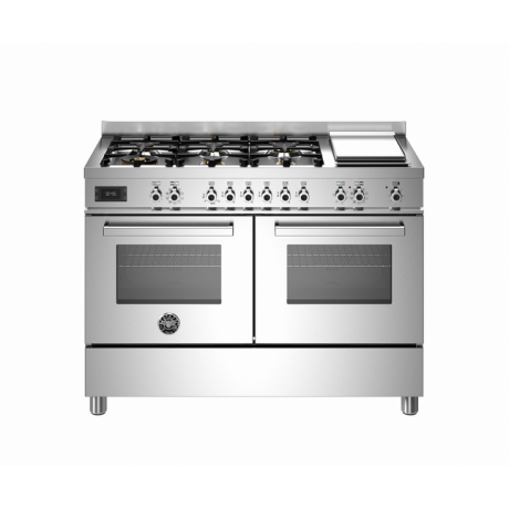 BERTAZZONI PRO12 6G 2E X T Ηλεκτρική Κουζίνα με Εστίες Αερίου & grill Teppanyaki 120cm Inox BERTAZZONI PRO12 6G 2E X T Ηλεκτρική Κουζίνα με Εστίες Αερίου & grill Teppanyaki 120cm Inox